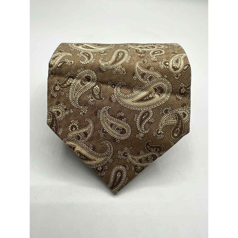 Today's Man Men's 100% Silk Tie Multi-Color Geometric Print W:3.8" L:59"